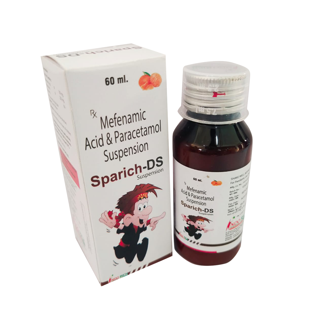 Paracetamol 250 MG & Mefenamic 100 MG / 5 ML (SPARICH-DS)